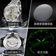 Authentic famous brand men's double calendar mechanical watch waterproof