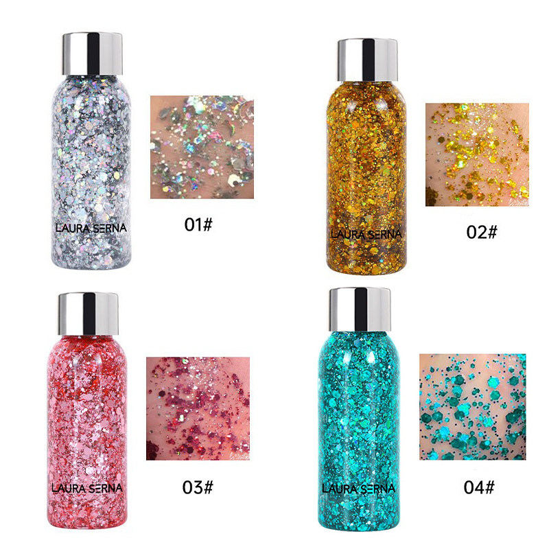 亮片眼影儿童舞台妆亮晶晶闪粉啫喱大亮粉演出彩妆化妆新娘撒头发