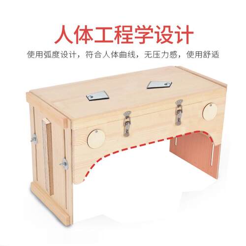 多部位木制艾灸箱全身艾灸盒大号家用膝盖腰腹部去湿气妇科多功能 - 图0
