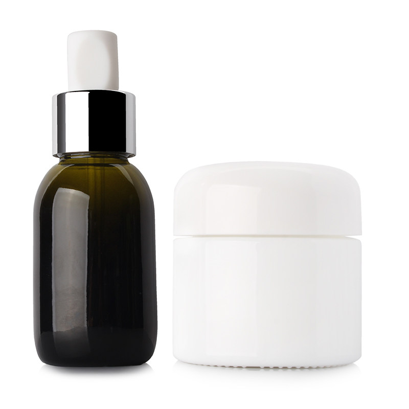 HOPECK大牌同款避光白瓷玻璃瓶精华面霜眼霜乳液粉底液分装膏霜瓶,淘宝优惠券,粉丝福利购,淘宝优惠卷