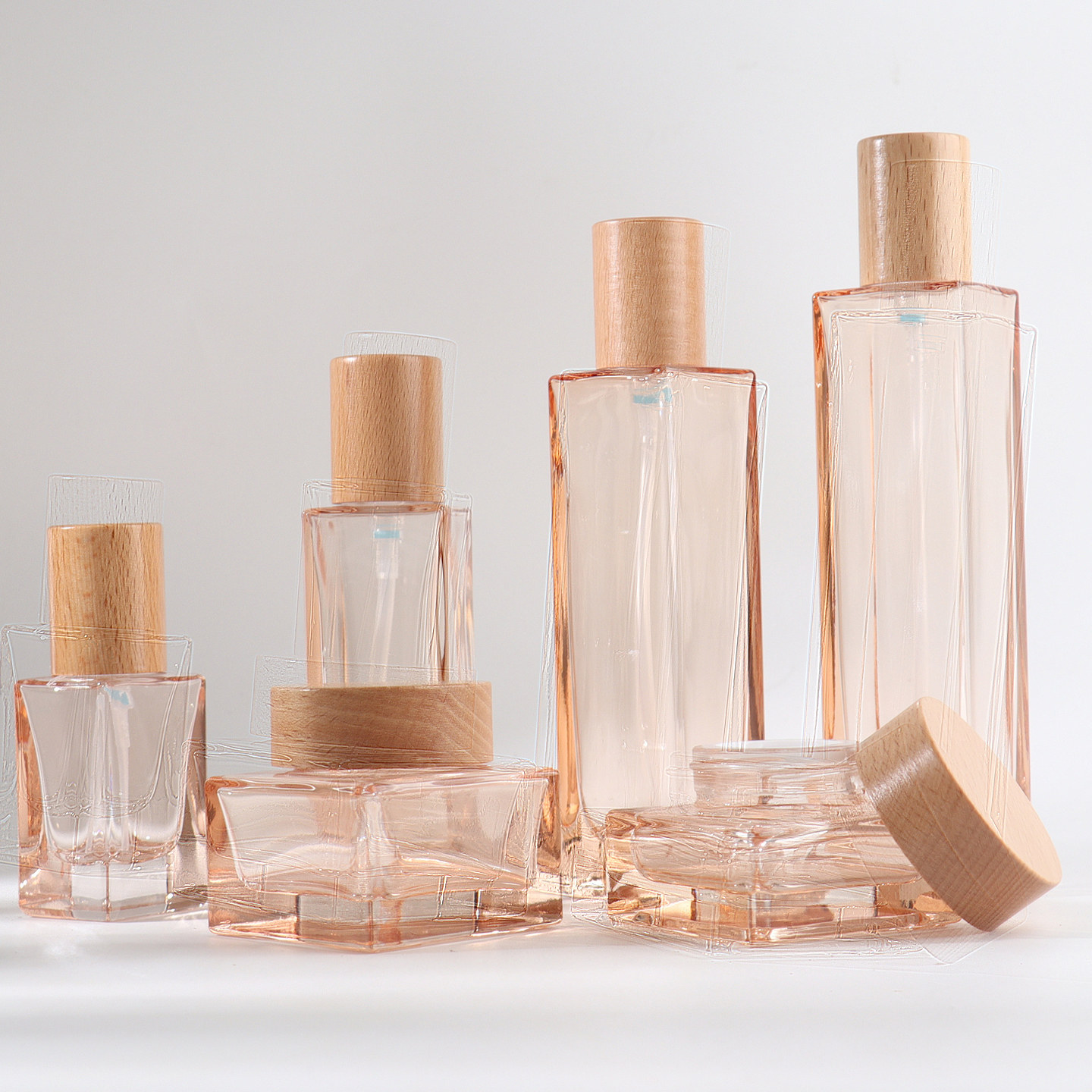 HOPECK护肤玻璃瓶套系玻璃喷雾罐20-120ml按压乳液瓶30-50g膏霜瓶,淘宝优惠券,粉丝福利购,淘宝优惠卷