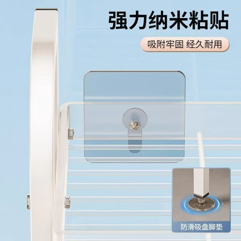 厨房置物架水槽窄边沥水碗架免打孔上墙放碗碟盘收纳小型洗碗架子 - 图3