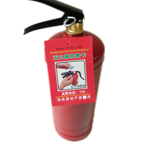 灭火器检查卡 消火栓巡查月检表 消防器材养护记录表 防水年检卡 - 图3