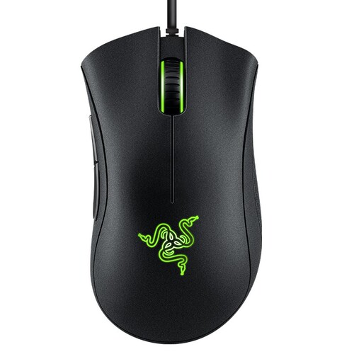 Razer雷蛇炼狱蝰蛇标准版黑白色USB电脑电竞有线游戏LOL鼠标