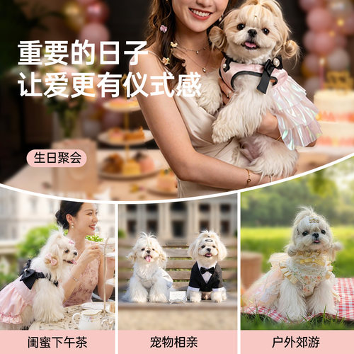 touchdog它它狗狗裙子宠物衣服小猫咪比熊泰迪马尔济斯小型犬夏天 - 图2