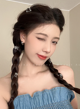 爱心抓夹金属甜美小抓夹