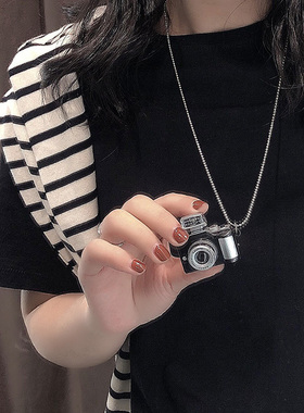 吊坠项链可发声闪光照相机ins潮