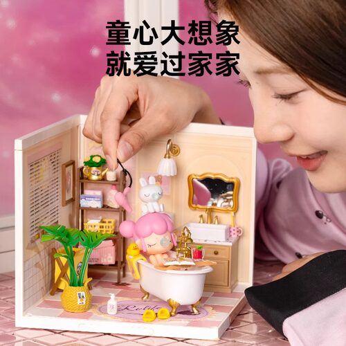 rolife若来超级世界diy小屋奶茶店全套商店微缩积木玩具女孩礼物 - 图2