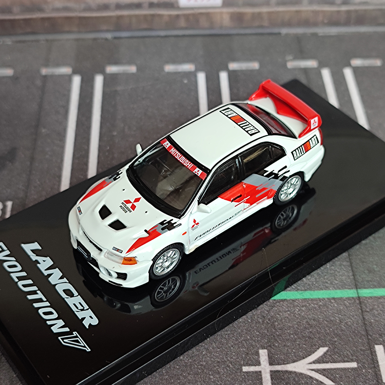 Hobby Japan 1/64 三菱蓝瑟Lancer EVO V5代GSR CP9A合金汽车模型 - 图0