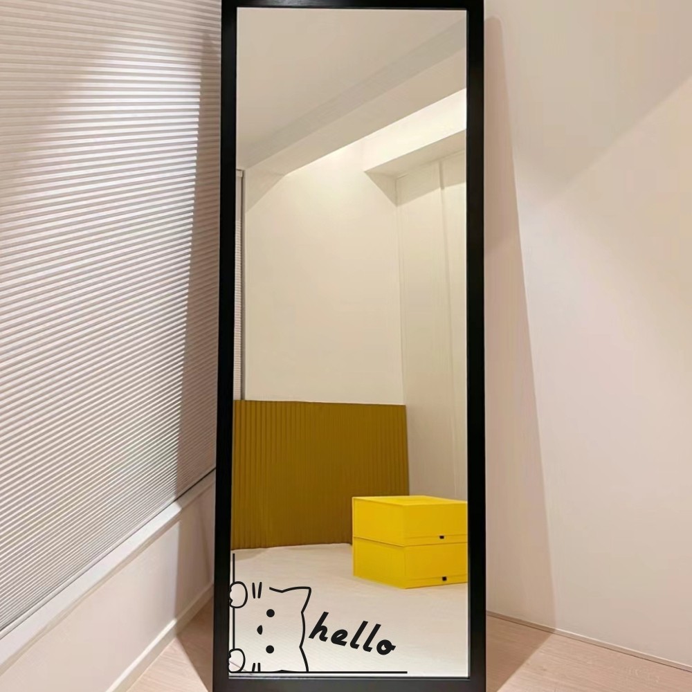 hello打招呼的猫咪可爱卡通玻璃门防撞贴纸 创意有趣镜子贴纸,淘宝优惠券,粉丝福利购,淘宝优惠卷