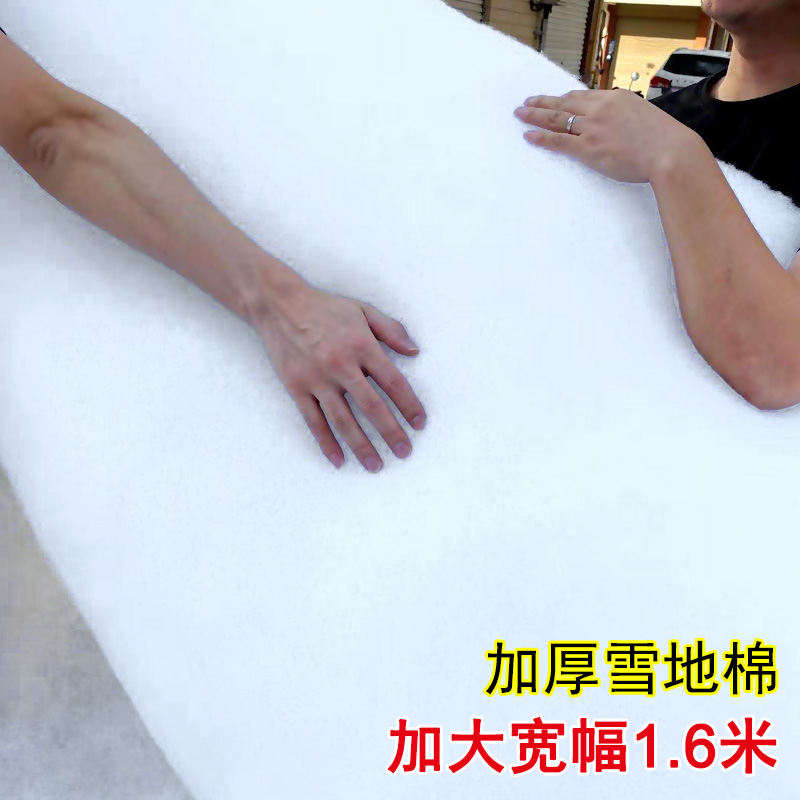 圣诞节场景布置雪地棉雪景手撕仿真雪花雪地棉花圣诞装饰品雪棉-图2