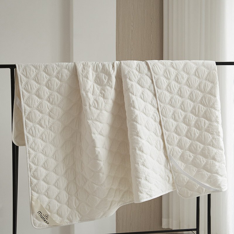 正反全棉席梦思夹棉保护床垫床护垫 四季款绑带纯棉防滑薄床褥子,淘宝优惠券,粉丝福利购,淘宝优惠卷