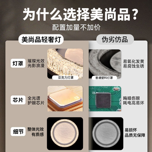 意式极简2025年新款客厅灯圆形吸顶灯高档主卧室房间高亮护眼灯具 - 图2