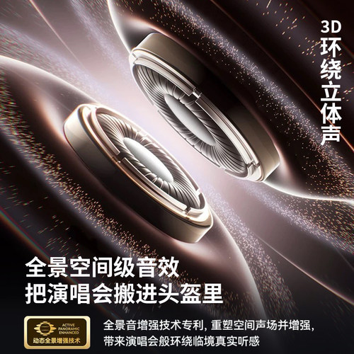 恒疆C50/A30/S1/A12S/Y10Y80升级45mmJBLpro黑金耳机单元头盔配件 - 图1