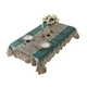 Dining tablecloth fabric lace rectangular light luxury chair cushion