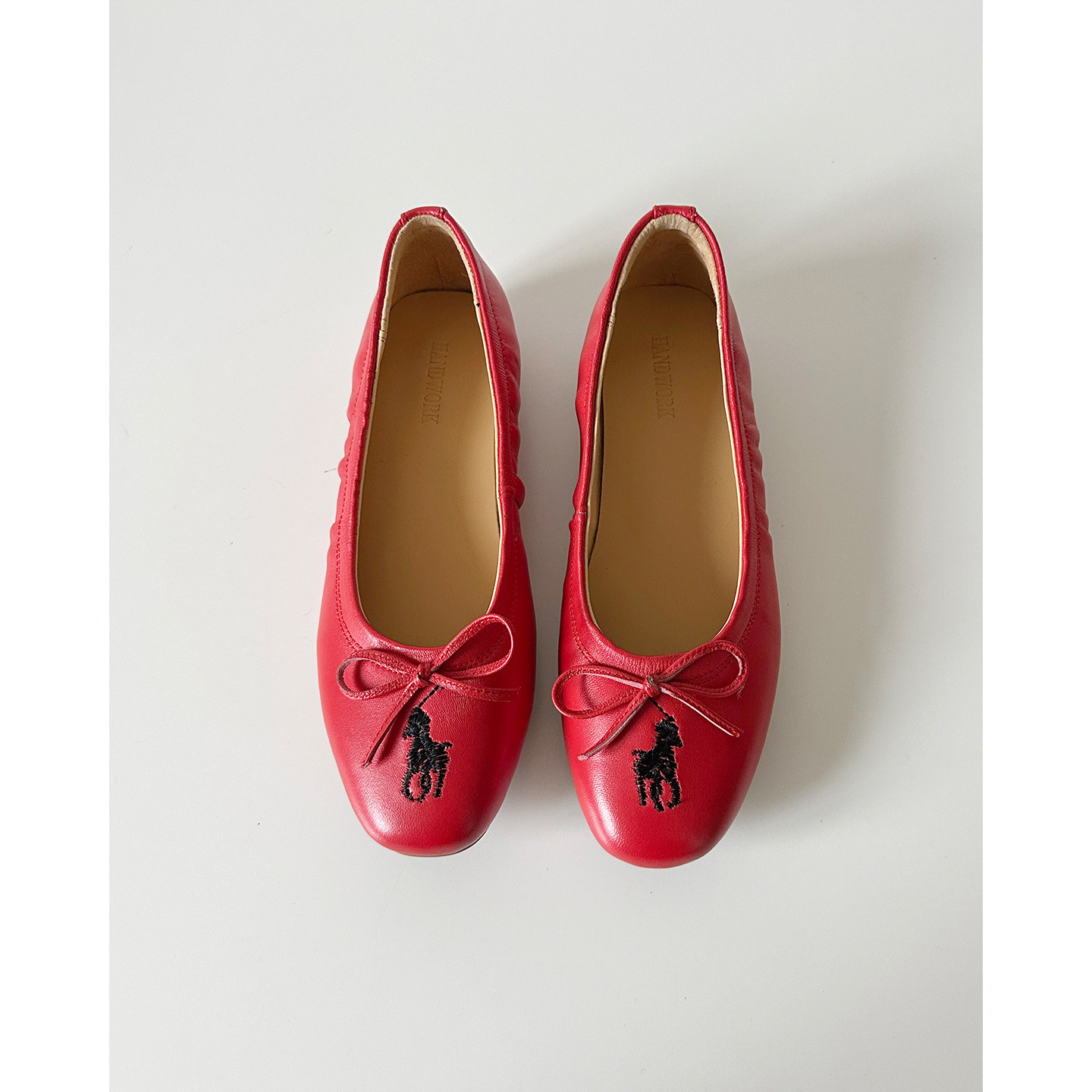 春季百搭时尚刺绣蝴蝶结单鞋圆头浅口平底舒适通勤工作鞋芭蕾舞鞋,淘宝优惠券,粉丝福利购,淘宝优惠卷