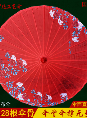 甲路旗袍走秀古典中国风油纸伞