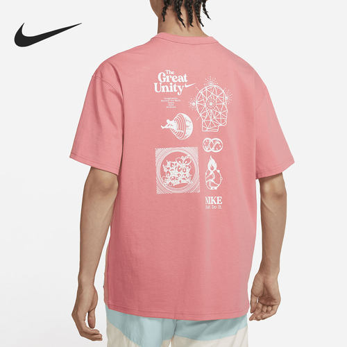 Nike/耐克正品夏季新款时尚透气休闲圆领短袖T恤DM7899-603 - 图0