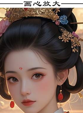 刺猬真身白娘娘挂画东北堂口神像装饰画白家教主客厅招财卷轴画