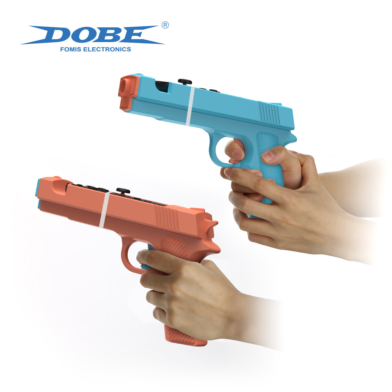 DOBE正品switc2体感枪游戏手枪 枪托NS2手把射击体感游戏枪小手枪 - 图0