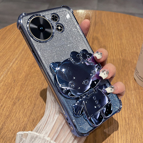 适用华为麦芒40手机壳智选芒麦40透明5g保护硅胶套带镜头膜TYH651M全包防摔软壳可爱四零405g女卡通支架镜子 - 图2