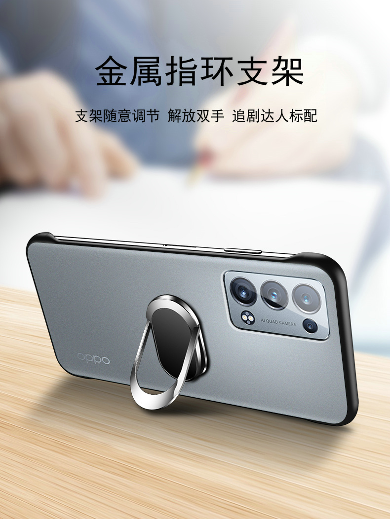 opporeno6pro十手机壳reno6por透明5G保护硅胶套oppo防摔软硬壳oppreno磨砂0pp0加男女proplus曲屏新款无边框 - 图2