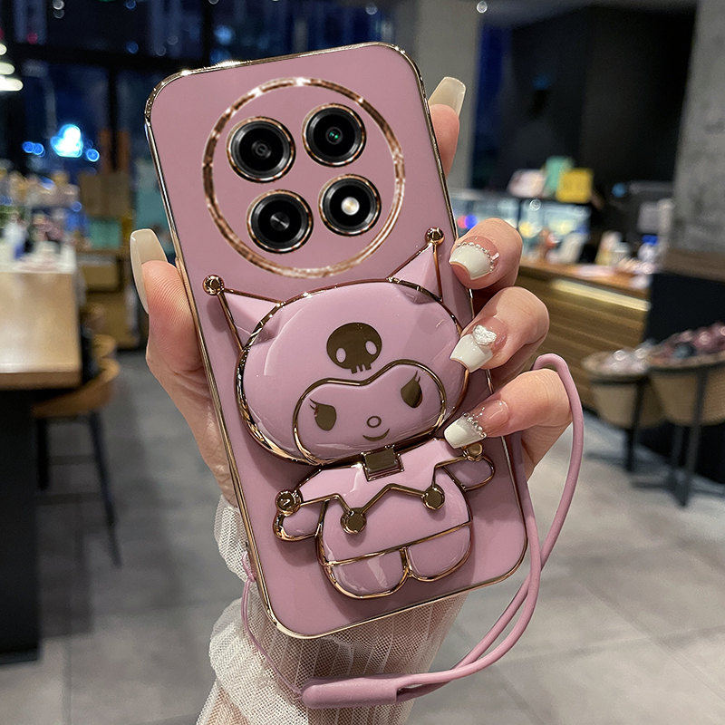 oppoA2pro手机壳oppo保护A2por硅胶套5G全包防摔PJG110软壳opa可爱oppa曲屏opopa女潮opooa带镜子oppopjg支架 - 图0