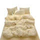 Category A maternal and infant 100% cotton double-layer yarn four-piece set