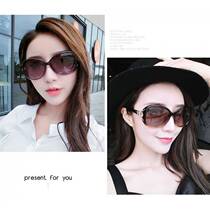 Sun Glasses Woman New Polarized Ink Mirror Trend Stars to Drive Driving Round Face Anti UV Glasses Female