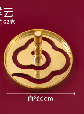 黄铜香篆