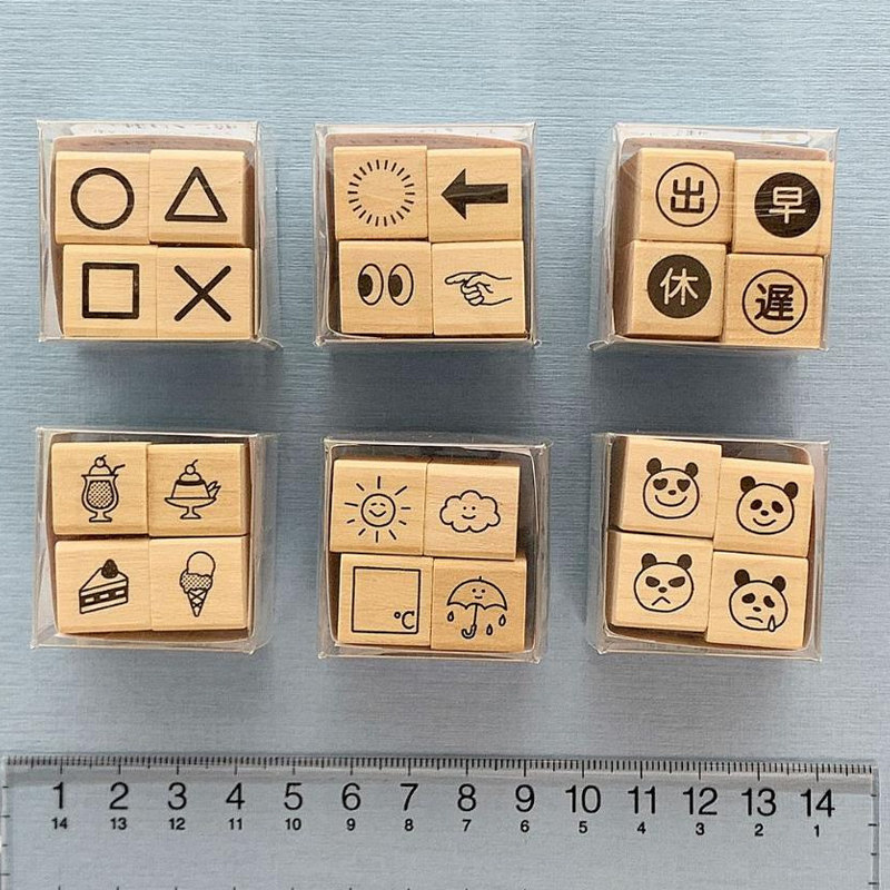 日本KODOMO NO KAO 手账专用木头印章 专柜回收包装磨损特价,淘宝优惠券,粉丝福利购,淘宝优惠卷