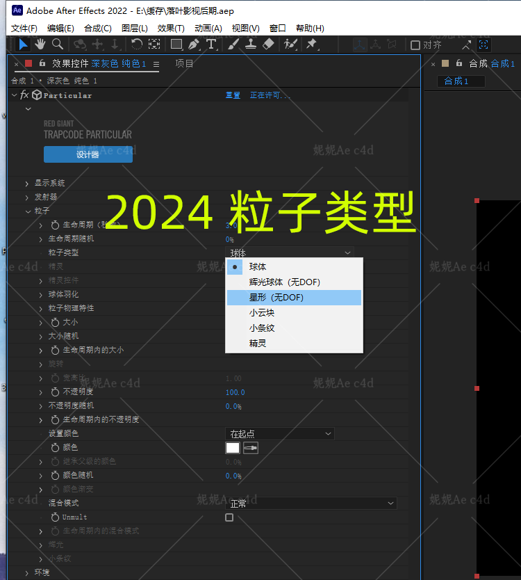 新版AE粒子插件particular插件套装Trapcode Suite 2024汉Win Mac - 图0