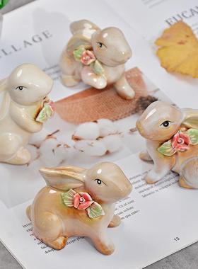 兔子客厅情侣陶瓷招财现代简约