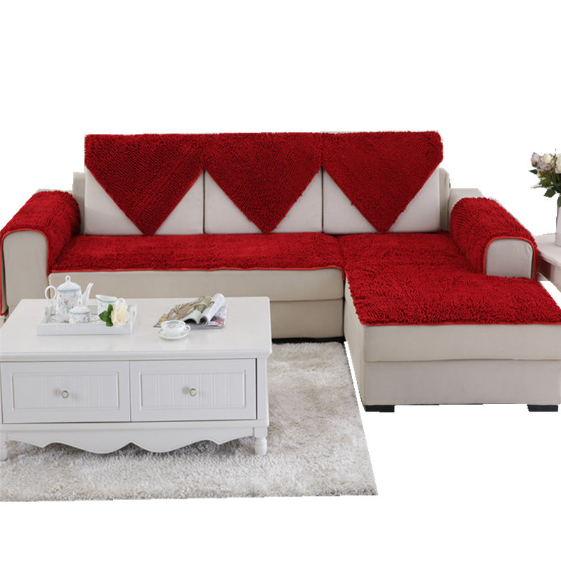 加厚毛毛虫雪尼尔沙发垫防滑定做简约皮坐垫子毛绒布艺飘窗垫四季,淘宝优惠券,粉丝福利购,淘宝优惠卷