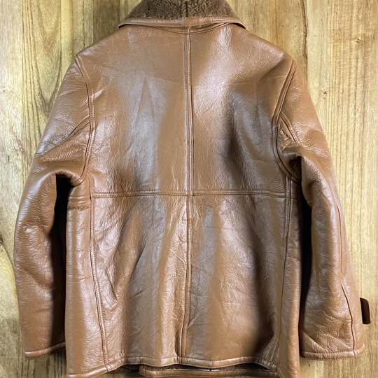 Leather jacket casual retro style women's mid-length casual retro style fur jacket thickened suit collar coat