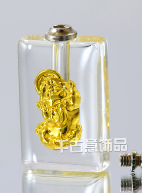 宝宝胎毛吊坠手工制作自制婴儿DIY水晶胎发瓶纪念品创意礼物挂件