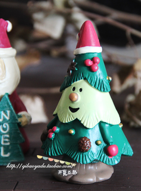 森林老人可爱风树脂免邮车载摆件