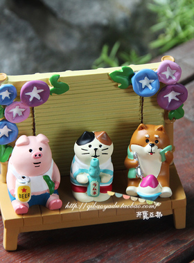 树脂摆件日系桌面可爱礼物包邮