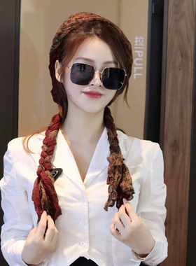辫子围巾唯莎伦新颖时尚麻花女