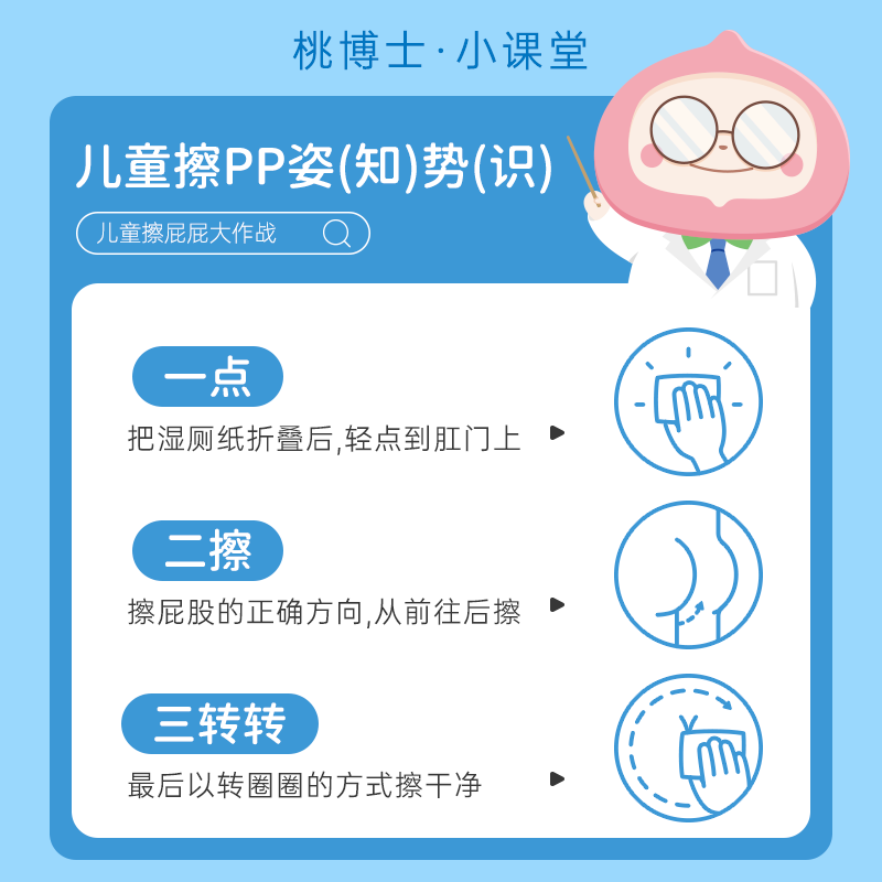 【百亿补贴】可心柔湿厕纸擦屁股儿童专用湿巾纸桃叶精华80抽1包 - 图3