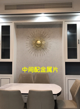 北欧轻奢酒店走廊床头软装壁饰