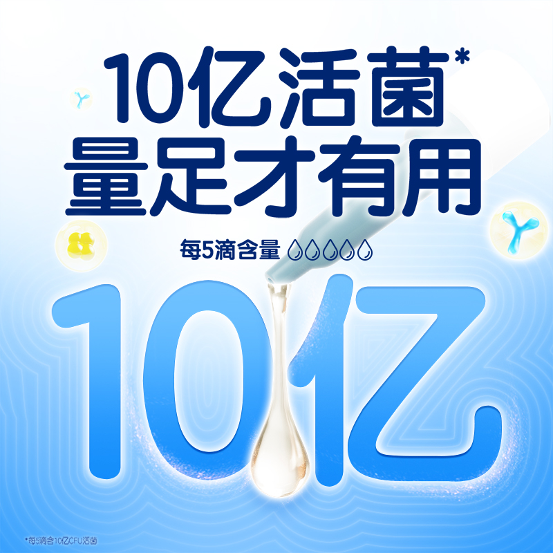 合生元 肠绞痛肠胀气益生菌 缓解二月闹婴幼新生儿型D3益生菌滴剂主图2