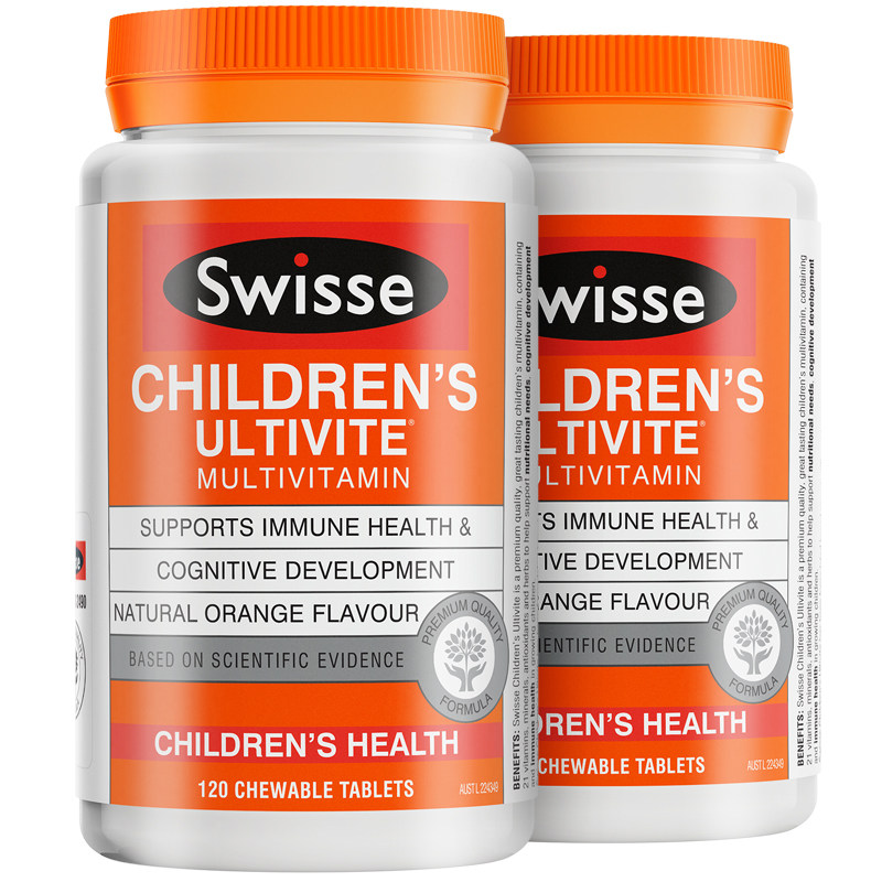澳洲swisse儿童复合维生素c咀嚼片 俊辰海外维生素/复合维生素