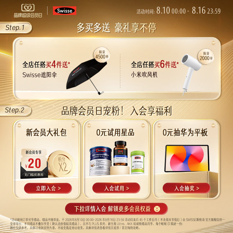 Swisse斯维诗营养包复合补充多维生素女性女士【效期至27年4月】