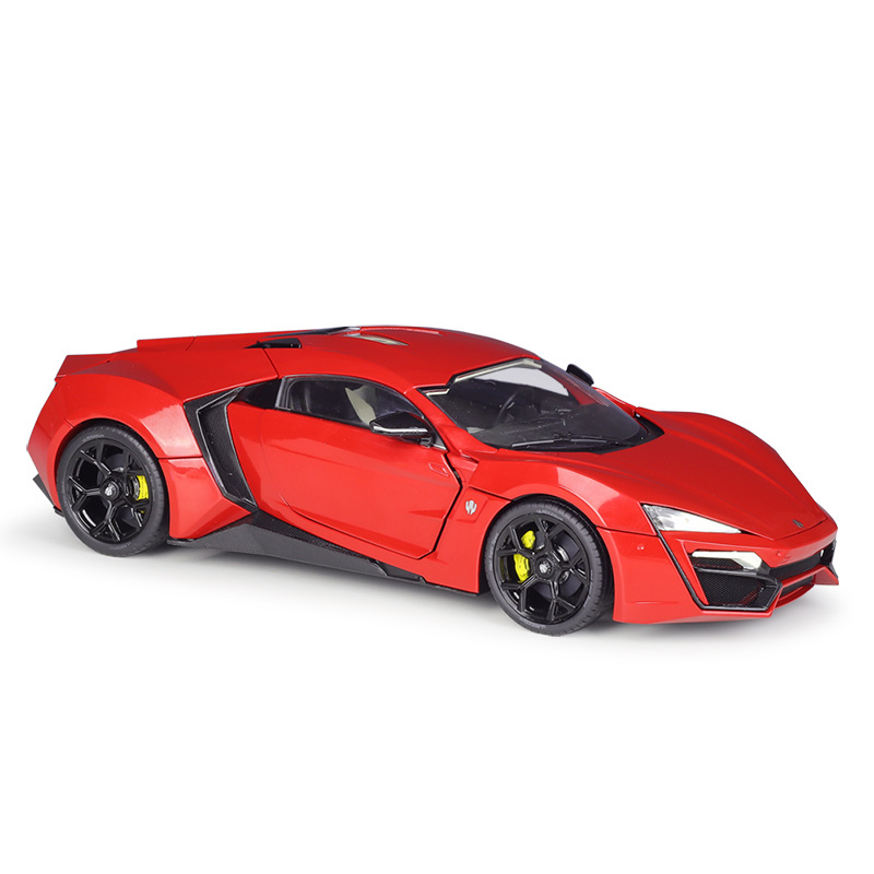 威利速度与激情1:18莱肯超级跑车模型lykan hypersport 合金 - 图3