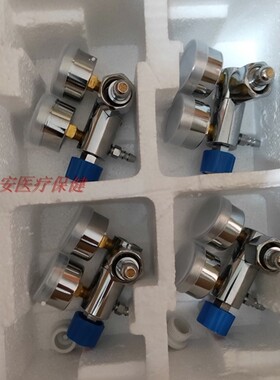 氧气瓶双表阀门氧气罐压力表减压阀流量表10L15L20L40L升
