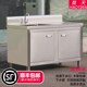 Cabinet type washbasin disinfection pool single sink stainless steel