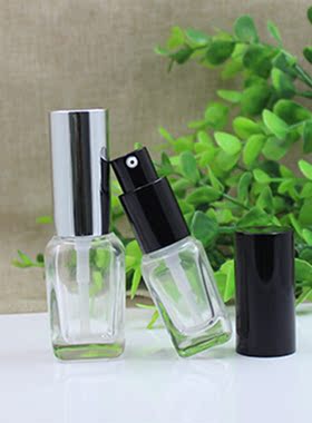 10ml30ml方形透明精油瓶玻璃空瓶