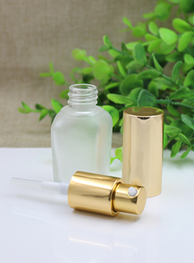 10ml30ml方形透明磨砂玻璃精油瓶