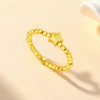 Chao Acer to Jane Bundy Beads Gold Ring Pure Gold Sparkling Crushed Ice Priced with Love
